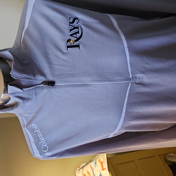 Tampa Bay Rays Columbia Golf  1/2 zip jacket. Never worn, tags removed. - Picture 3 of 9